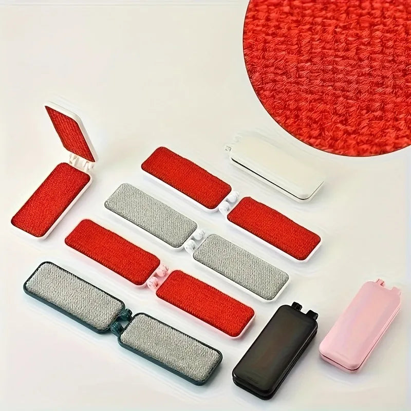 Foldable Double-Sided Lint Remover Brush for Clothes & Sofa