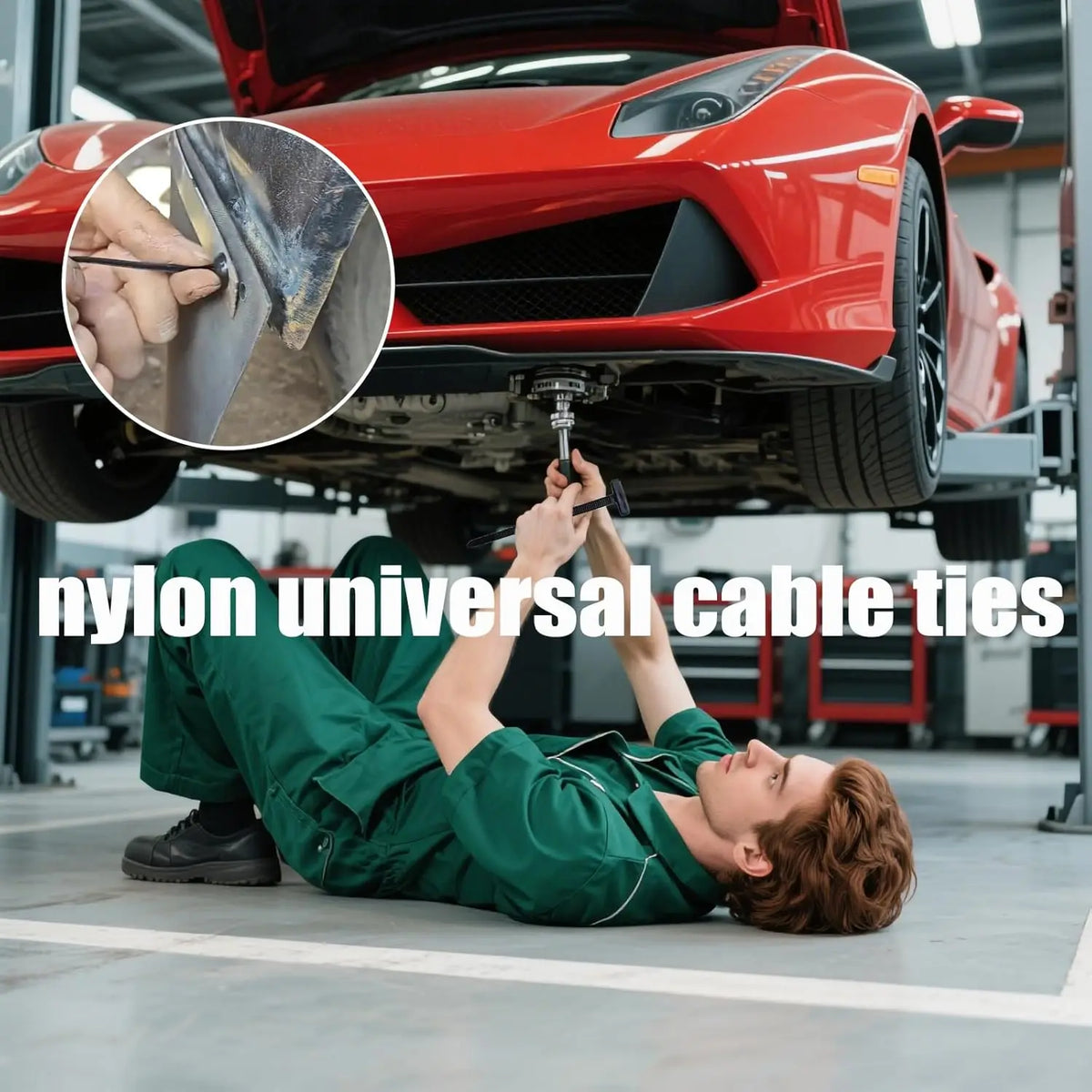 UV Resistant Self-Locking Nylon Cable Ties & Auto Body Clips