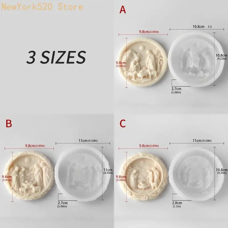 Silicone Craft Mould – Christmas & Religious DIY Projects
