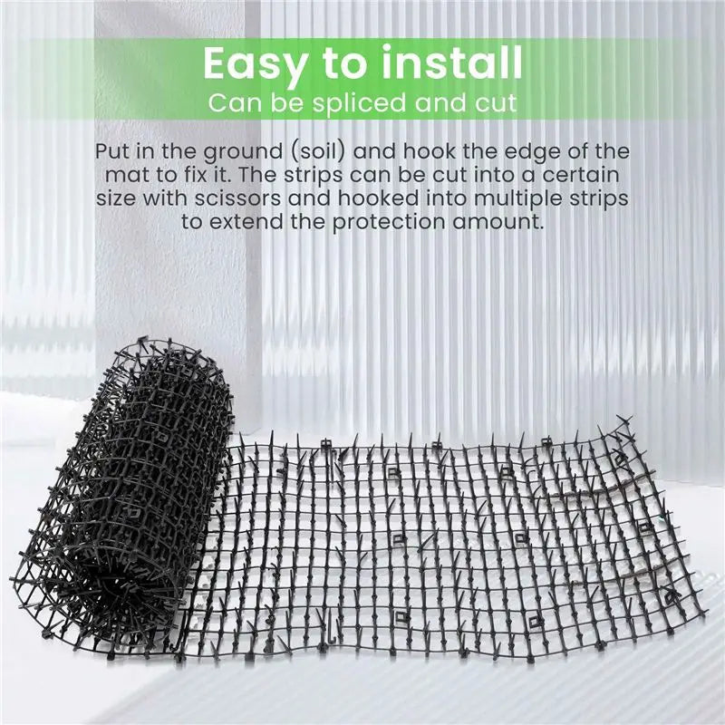 Cat Scat Mat with Spikes – Humane 2M Animal Deterrent Mat
