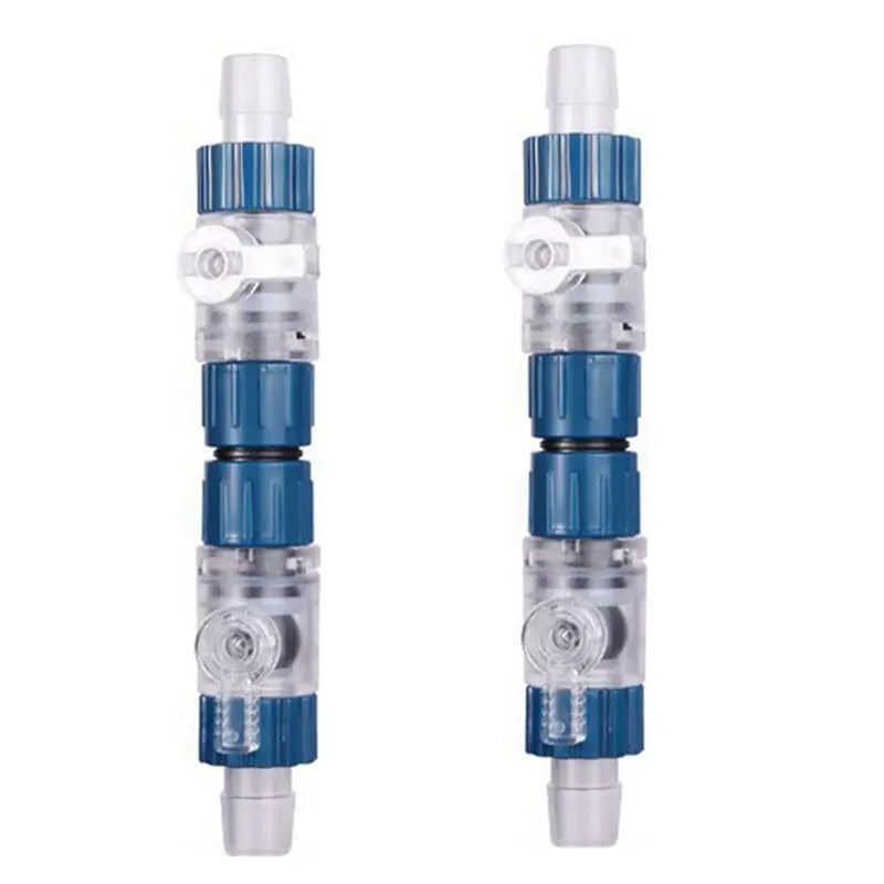 2-Pack 16mm Aquarium Filter Double Tap Quick Release Connector