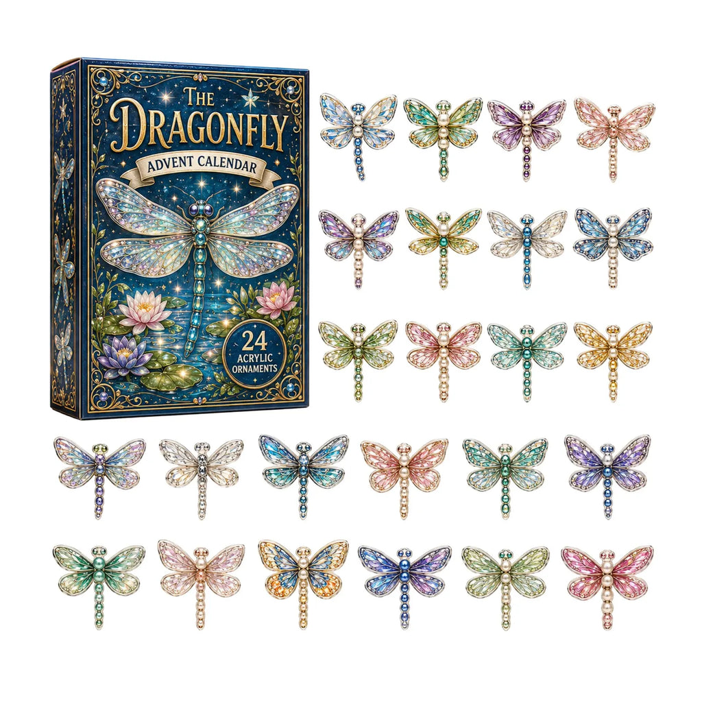 Acrylic Countdown Calendar – 24 Blind Box 2D Pendants Gift Set