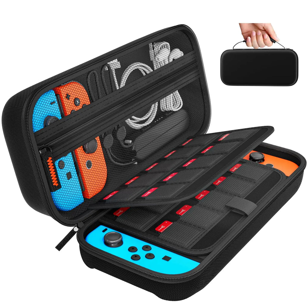 Nintendo Switch & OLED Hard Shell Carrying Case Travel Bag