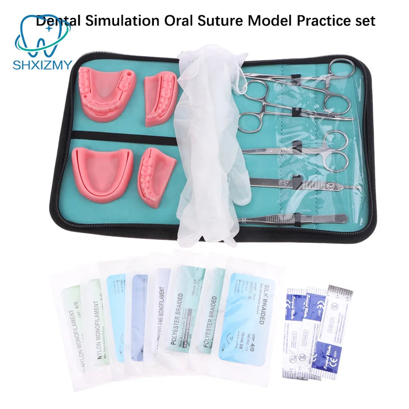 Suture Training Kit – Silicone Practice Pad & Surgical Tools