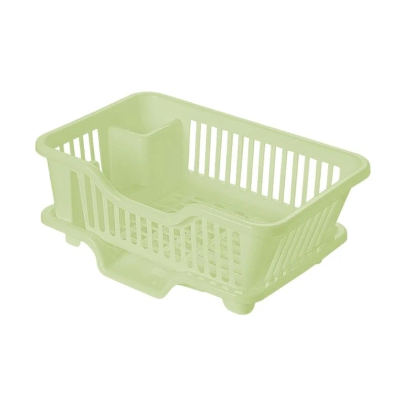 Tilted Plastic Dish Drying Rack – Fast Water Drainage