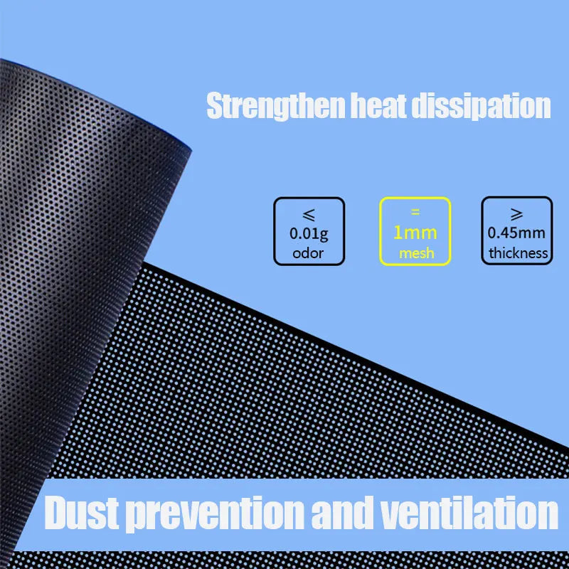 PVC Dustproof Mesh PC Case Cover – 30x50 & 50x50cm