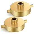 2-Pack 2-1/2" NST to 3/4" GHT Fire Hydrant Hose Adapter