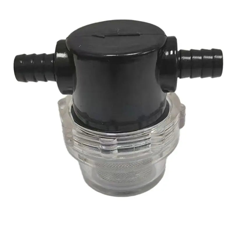 1/2" In-Line Water Pump Strainer 3/8" Hose Barb 80 PSI RV