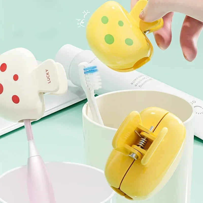 Mushroom Toothbrush Head Cover Travel Holder Dust-Proof Clip