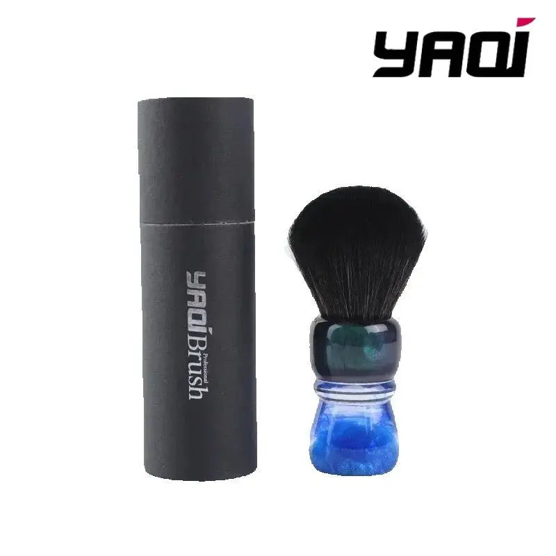 YAQI Ocean 28mm Synthetic Wet Shaving Brush | Resin Handle