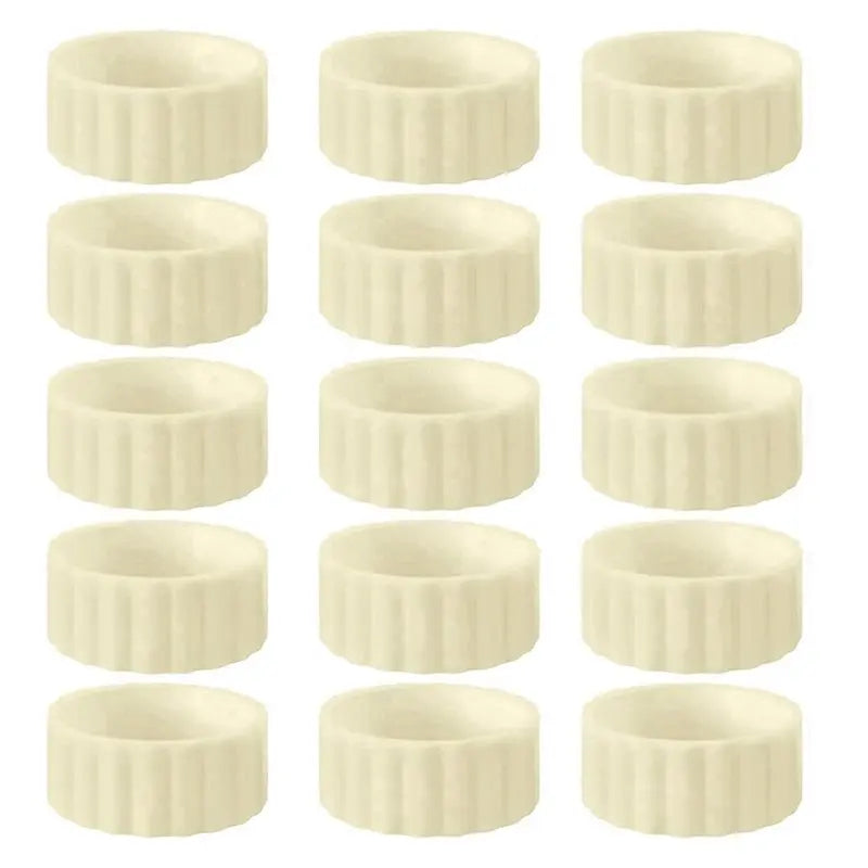 Silicone Candle Grippers 90-Pack – Non-Slip Holder Adapter Rings