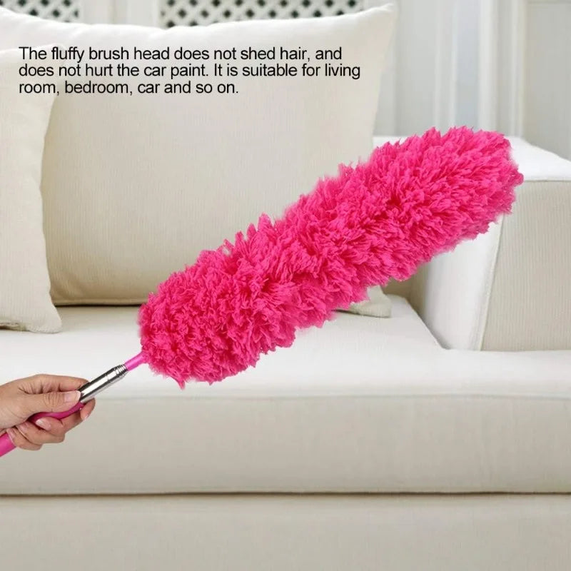 Soft Microfiber Duster with Extendable Stainless Steel Pole