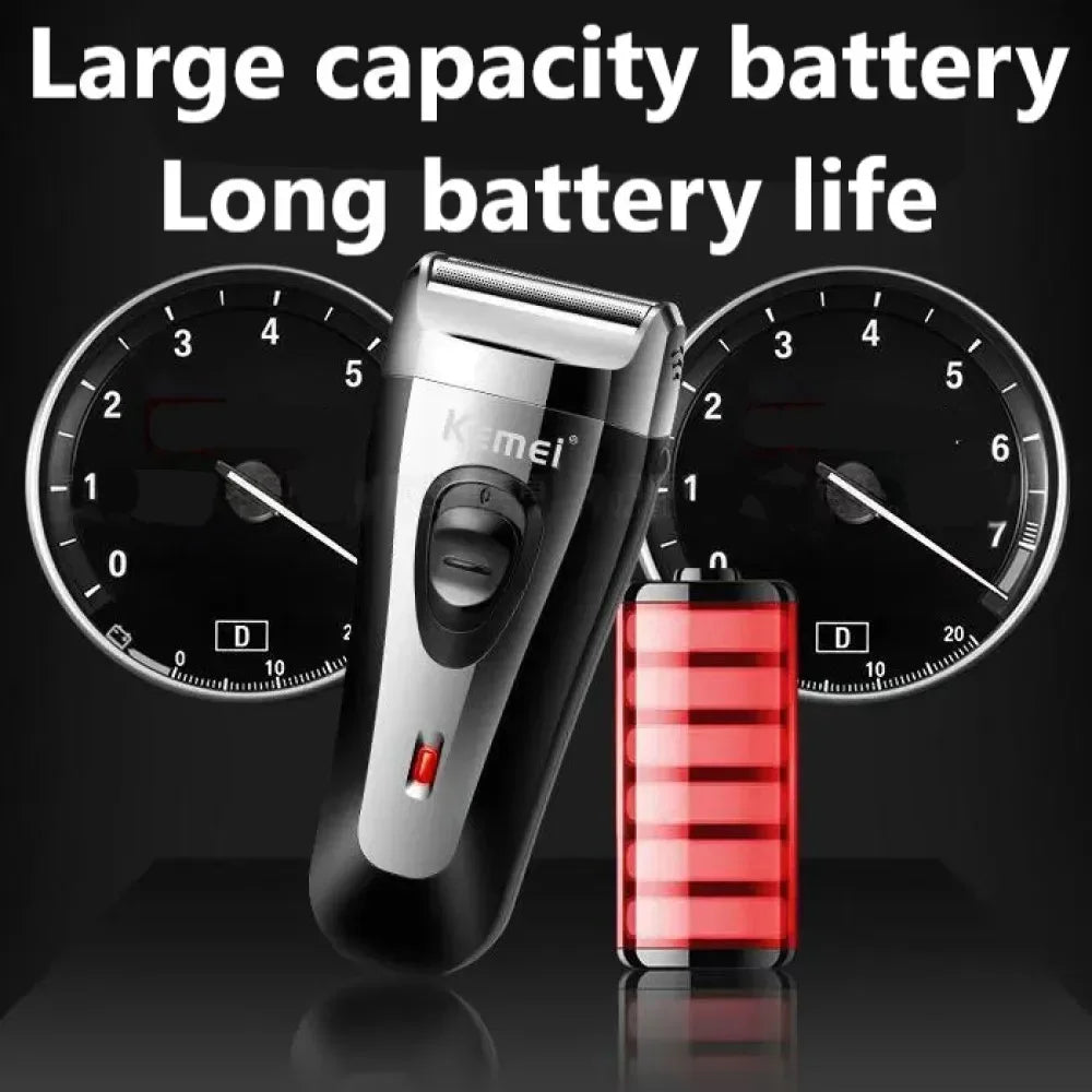 Kemei KM-9038 Mini Foil Electric Shaver USB Rechargeable Razor