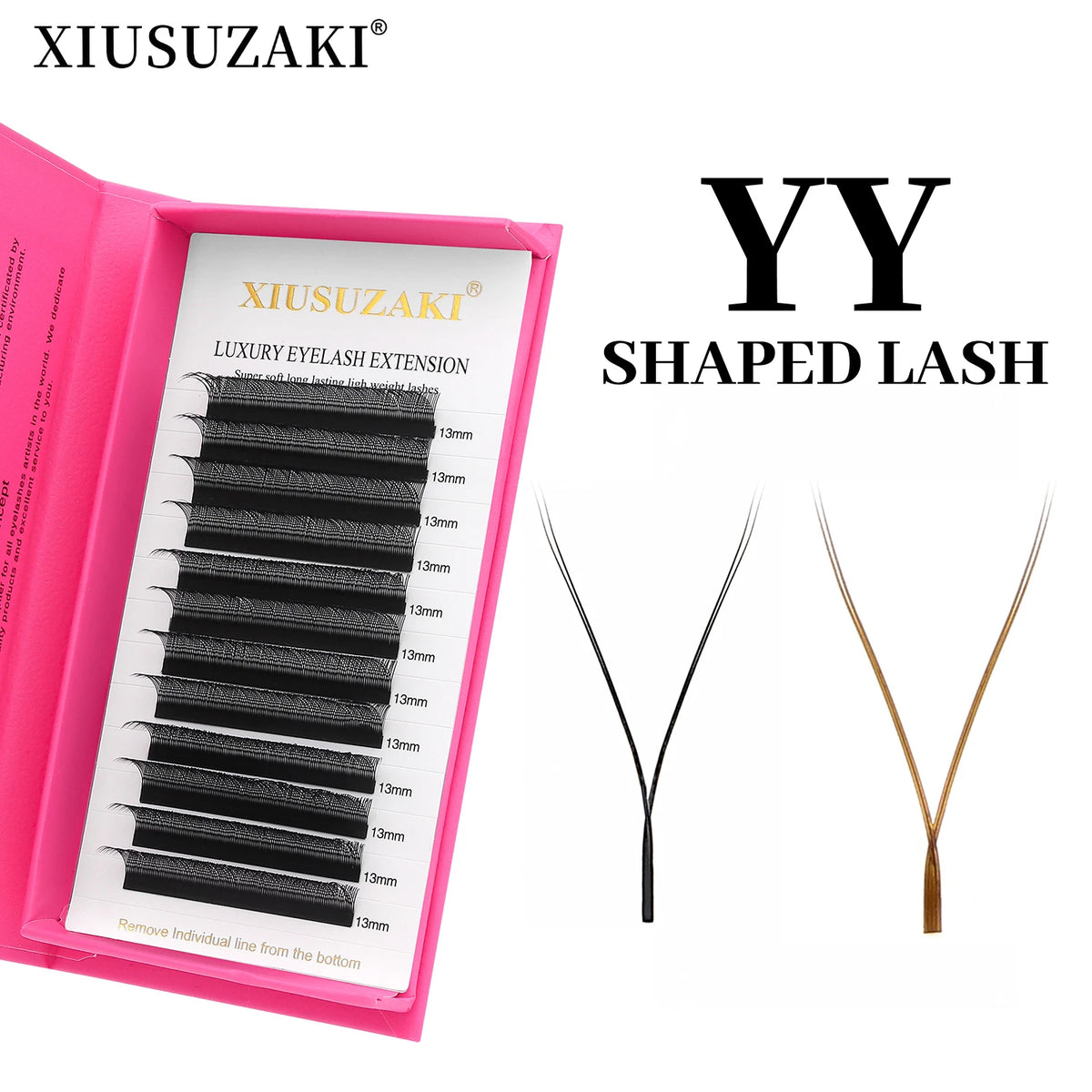 XIUSUZAKI 2D YY Premade Volume Fan Eyelash Extensions