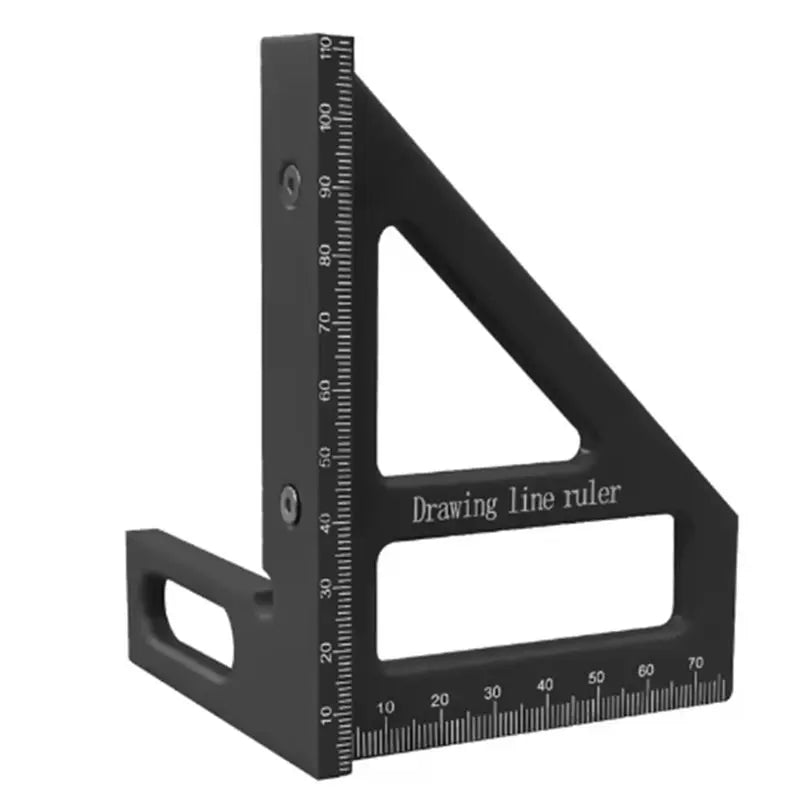 Carpenter Square Woodworking Protractor 3D Multi-Angle Ruler