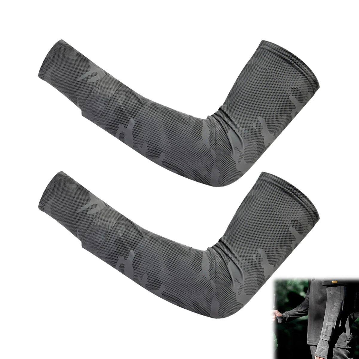 Unisex UV Cooling Arm Sleeves – Sun Protection for Sports