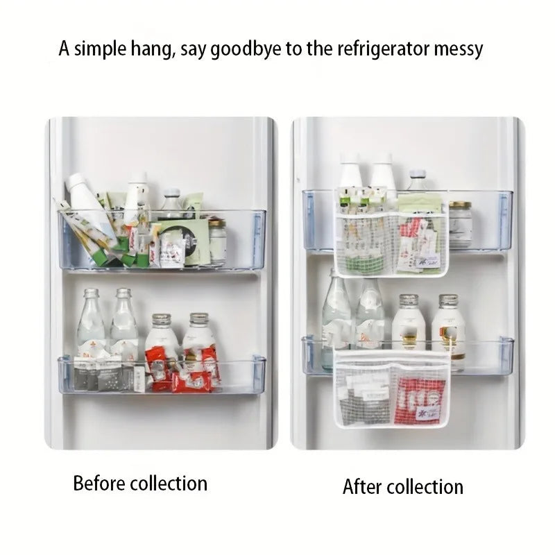 Refrigerator Hanging Storage Bag – Fridge Organizer PP Plastic