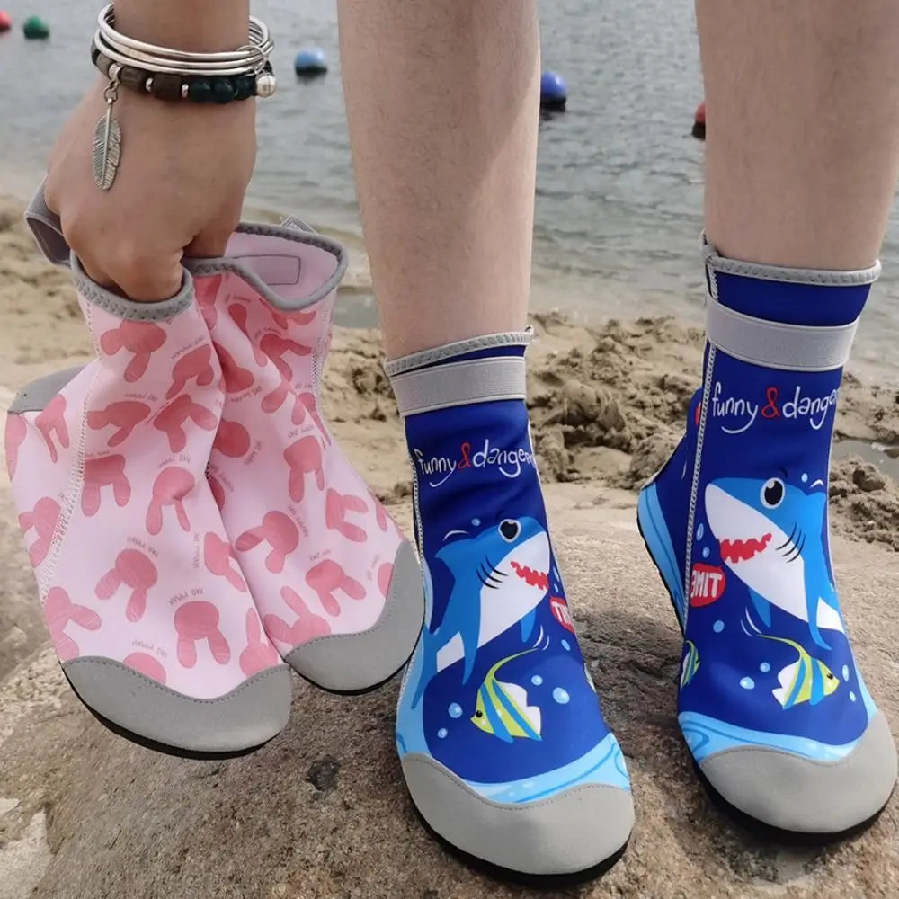Kids Quick-Dry Water Shoes Non-Slip Soft Sole Beach Shoes