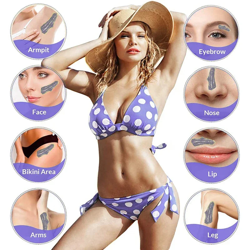 Hot Film Wax Beads 200g/400g – Brazilian Body Hair Removal