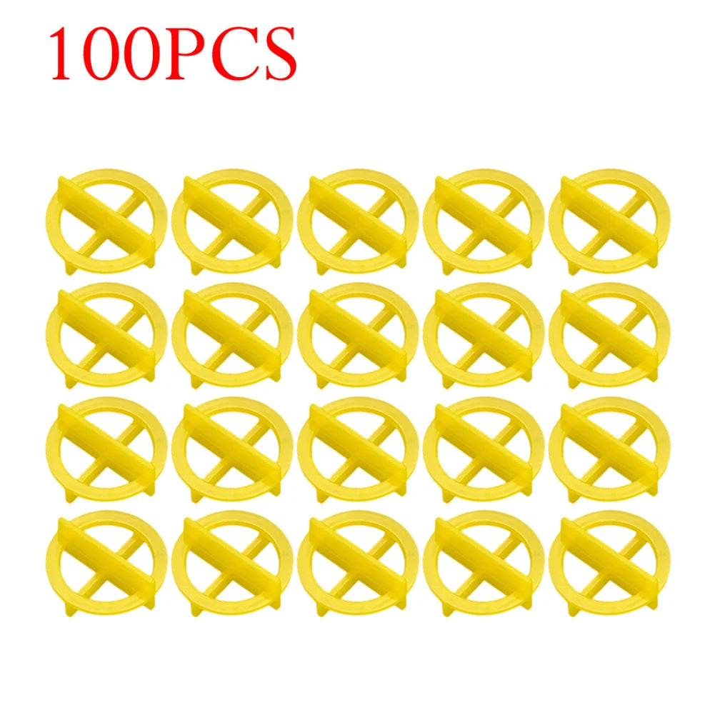 100Pcs Tile Leveling System Spacer Clips & Wedges 1–3mm