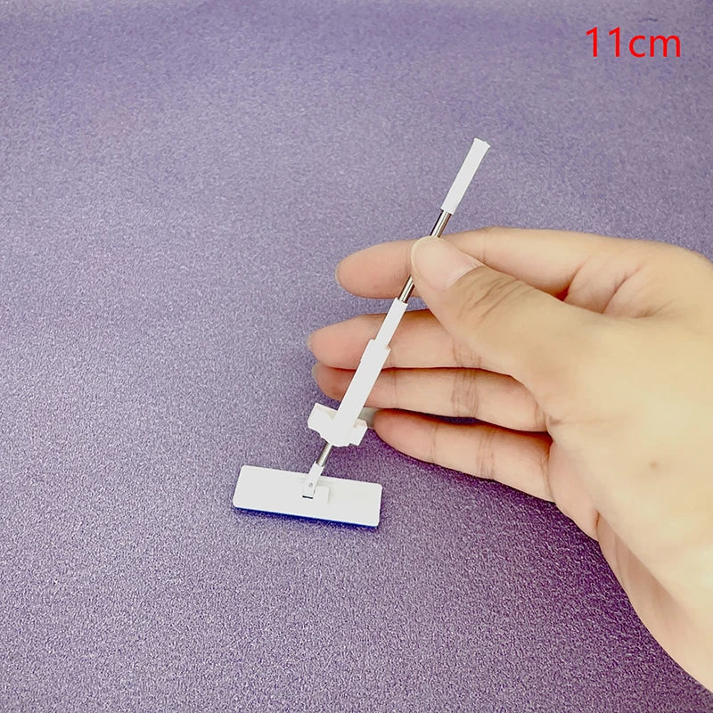 1:12 Dollhouse Miniature Mop – Lifelike Cleaning Accessory
