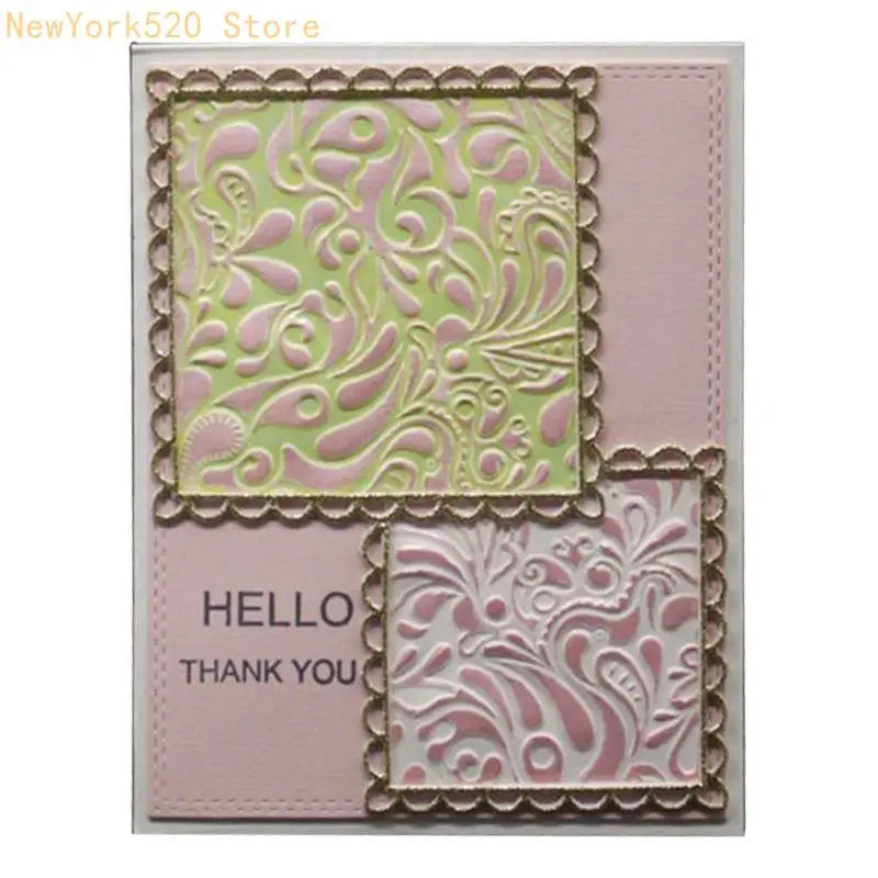 Sea 3D Embossing Folder for Scrapbooking, Cards & DIY Crafts