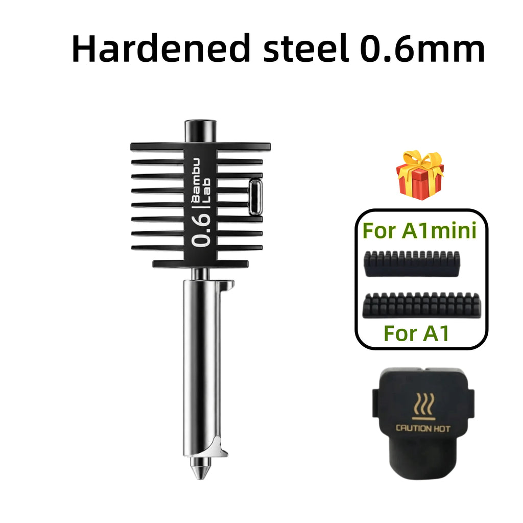 BEGRINT Hotend Kit Hardened Steel Nozzle for Bambu Lab A1 & A1 Mini
