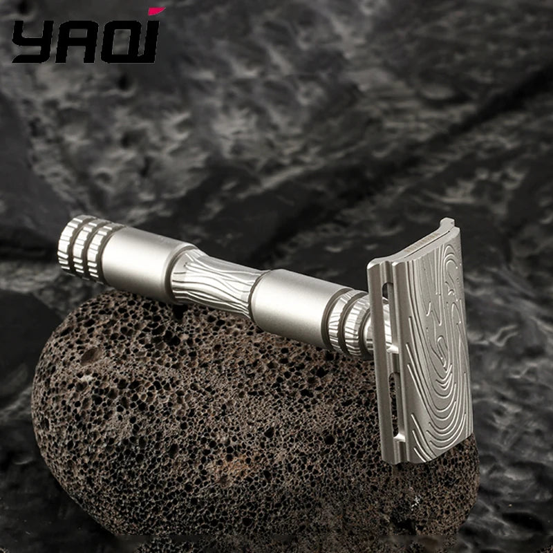 YAQI Ghost Safety Razor – 316 Stainless Steel Men's Shaver