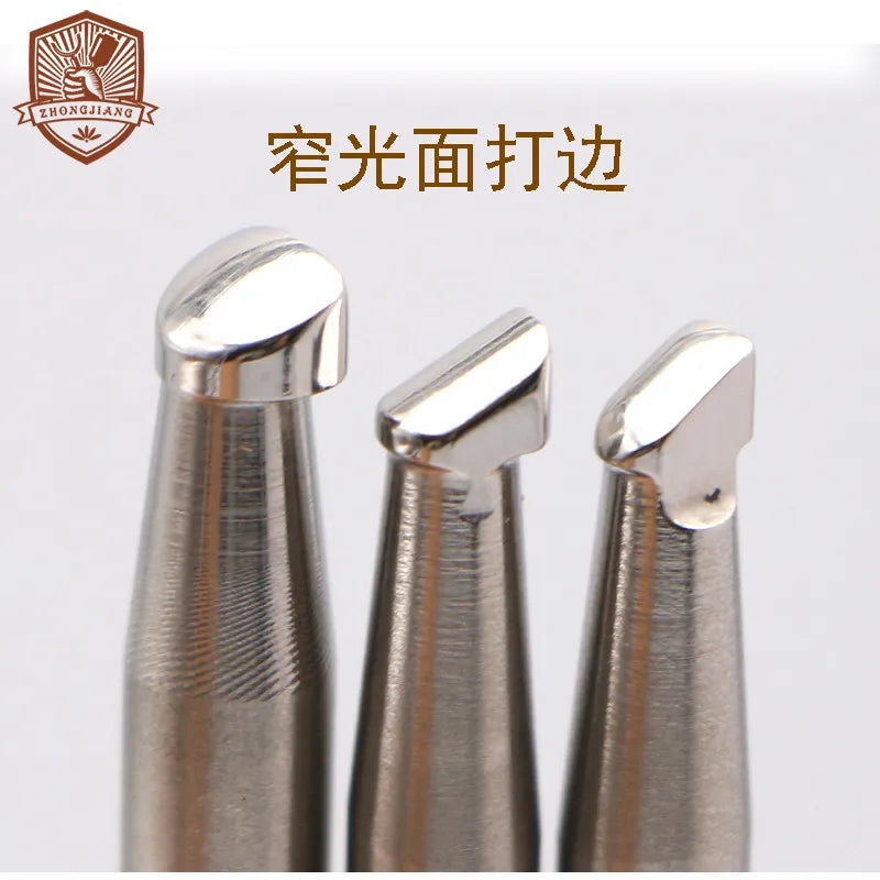 Stainless Steel Narrow Edge Beating Tools – Leather Engraving Set