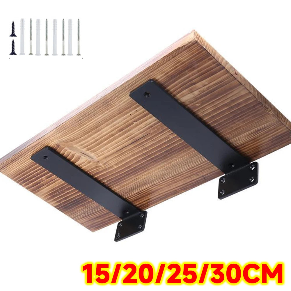 4MM Invisible Floating Shelf Brackets – Heavy Duty Wall L Brackets