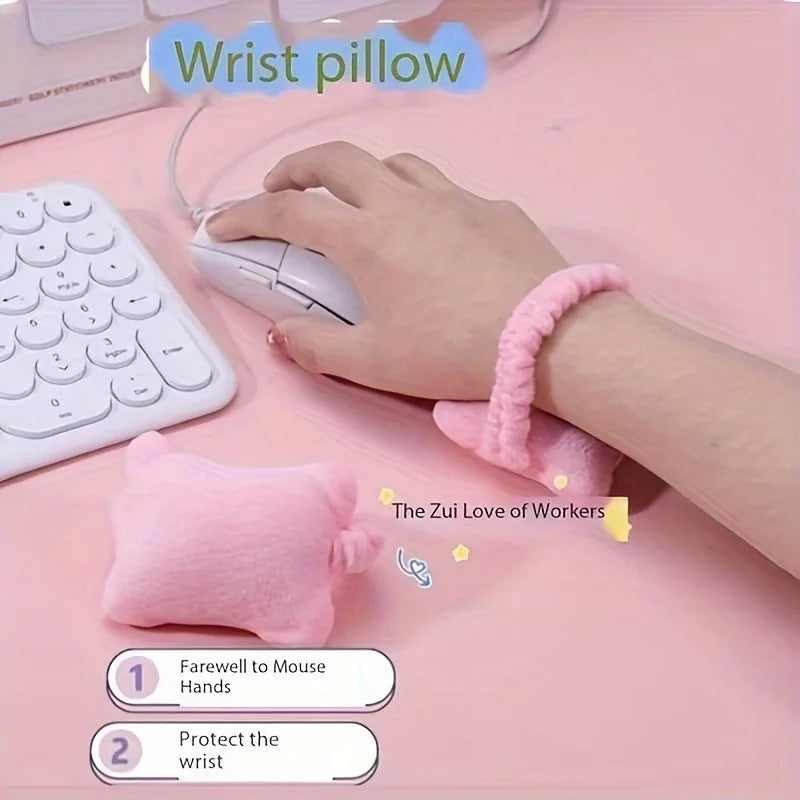 Wrist Support Mouse Pad with Cushion | Ergonomic Wrist Rest