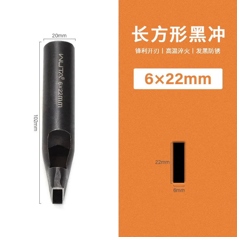WUTA Rectangular Leather Belt Punch – DIY Manual Strap Tool