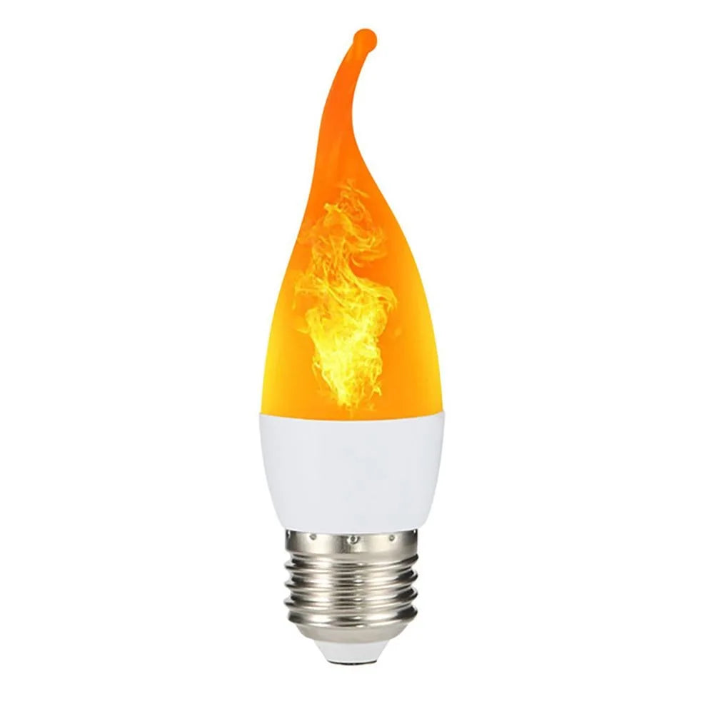 Flame Effect LED Bulb E14 E27 3-Mode Candle Atmosphere Lamp