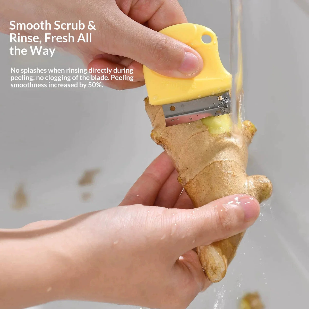 Mini Stainless Steel Ginger & Vegetable Peeler | Kitchen Tool