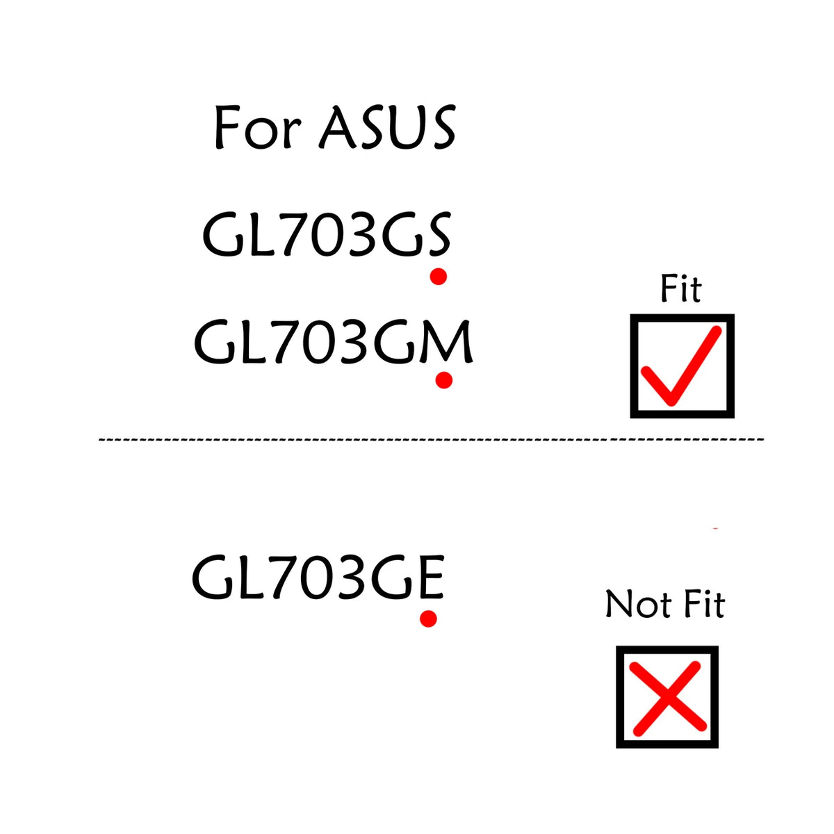 RGB Keyboard Replacement for Asus ROG GL703GS GL703GM