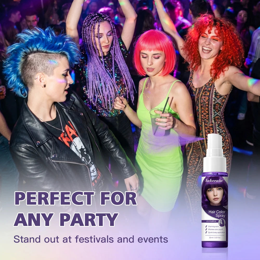 Washable Temporary Hair Color Spray – Instant DIY Hair Dye