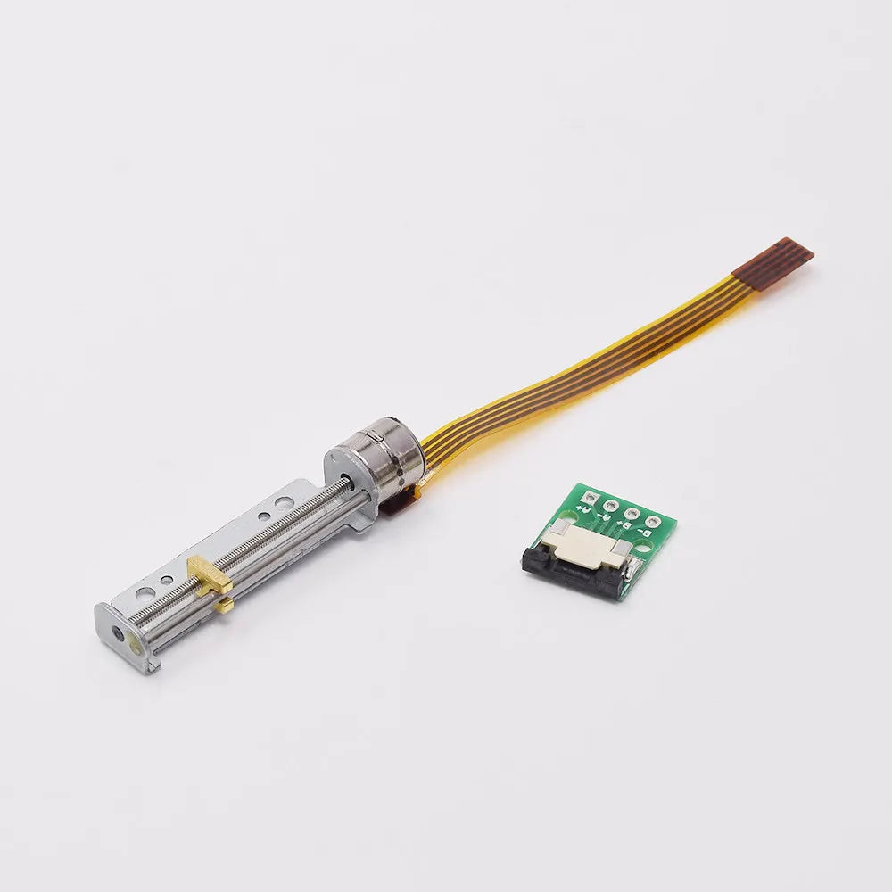 8mm Micro Linear Stepper Motor 5V 2-Phase 4-Wire Screw Actuator