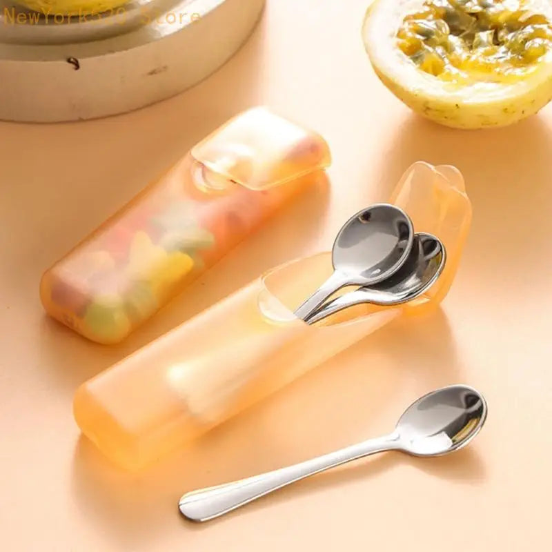 6-Pack Clear PP Portable Floss & Toothpick Holder Travel Case