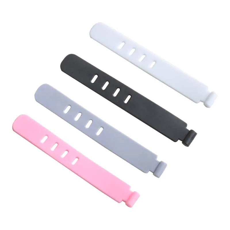 10-Pack Reusable Silicone Cable Ties – Cord Organizer Straps