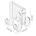 Acrylic Shower Door Hooks – Over Glass Door Towel Hooks