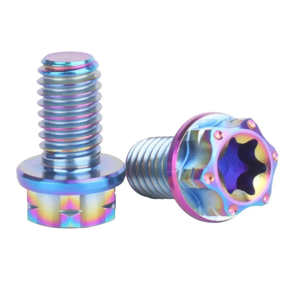 GR5 Titanium M6 Crown Bolt 10–30mm | Anti-Theft Decorative Screw