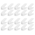 20-Pack Adjustable Shoe Slot Organizer 4-Level Stacker Rack