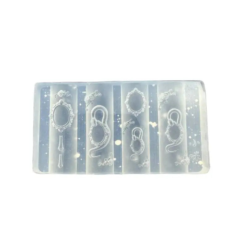 3D Silicone Nail Art Mold – Snake & Rose DIY Template