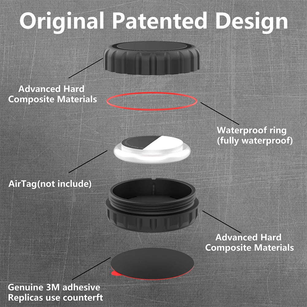 AirTag Adhesive Holder Case – Waterproof Stick-On Protector