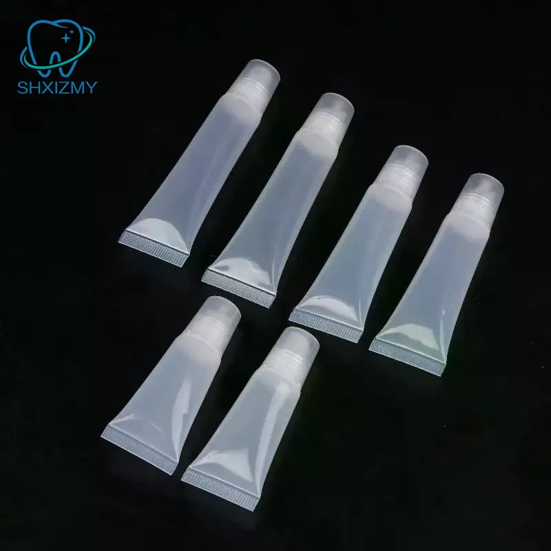 10Pcs Empty Lip Gloss Squeeze Tubes 5/10/15ml Clear