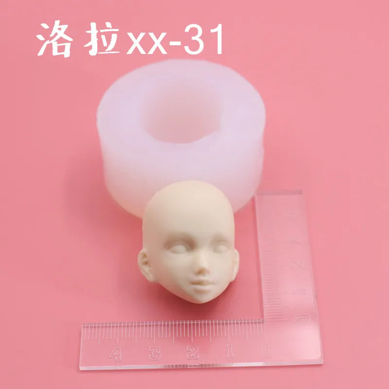 Silicone Clay Face Mold – Fondant & Pottery Sculpting Tool