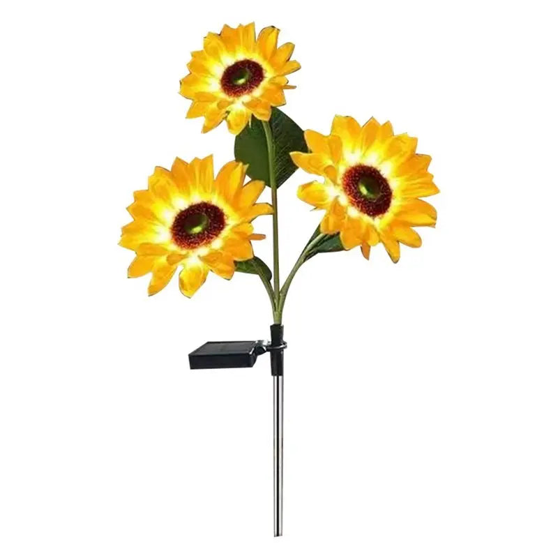 Solar Angel Sunflower Outdoor Lights – Waterproof 2-Pack