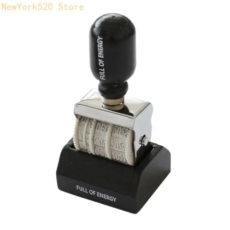 Rotating Date Stamper Roller Knob Line Dater – Office & Crafts