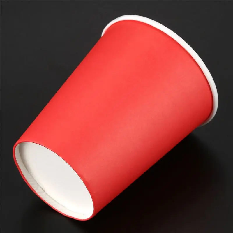 80-Pack 9oz Red Paper Cups – Party & Catering Tableware