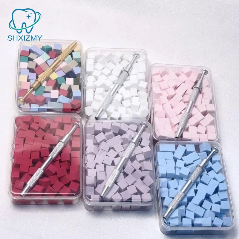 100Pcs Gradient Nail Sponge Brushes for Gel Polish & Glitter Art